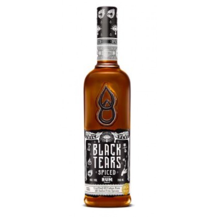 BLACK TEARS SPICED RUM 70CL